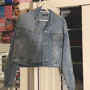 Cropped Denim Jacket